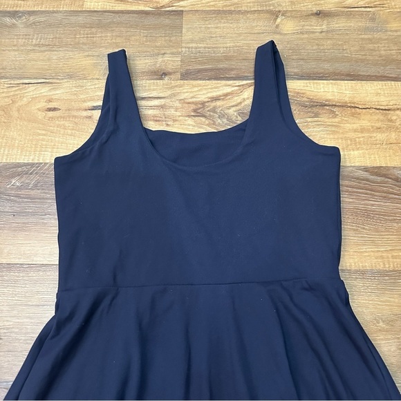 NWT Susana Monaco Knit Skater Dress size L - Midnight - Picture 5 of 7